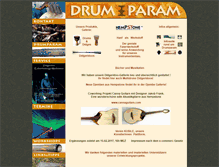 Tablet Screenshot of drumparam.at